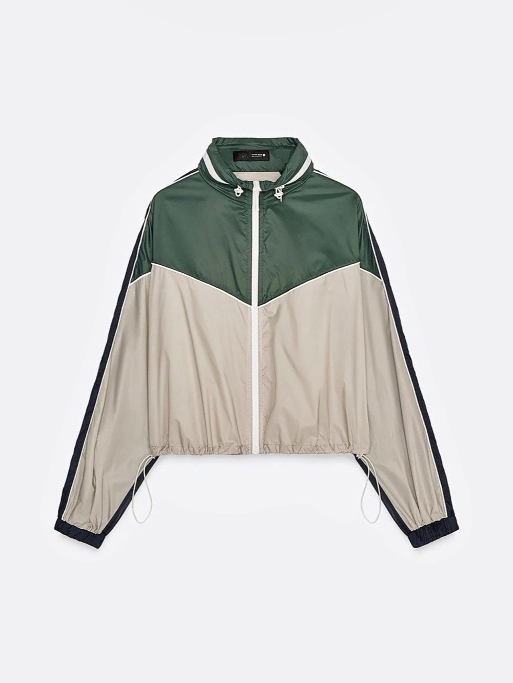 Zara Colour Block Windbreaker Jacket